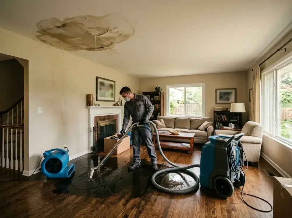 attic-pipe-burst-ceiling-drip-008 — frequently asked questions, Water Damage Restoration & Carpet Care in Louisville, KY